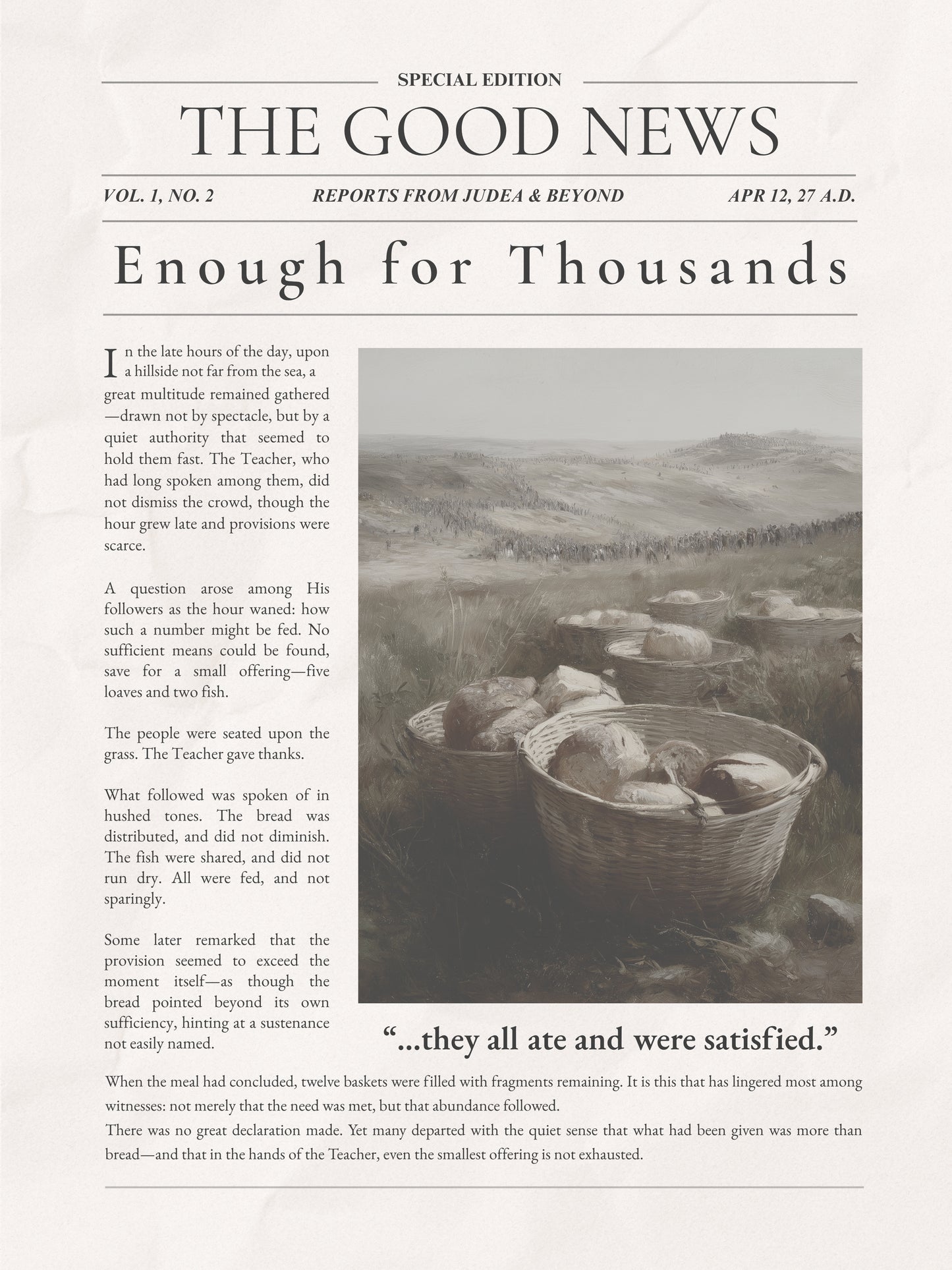 The Bread of Life